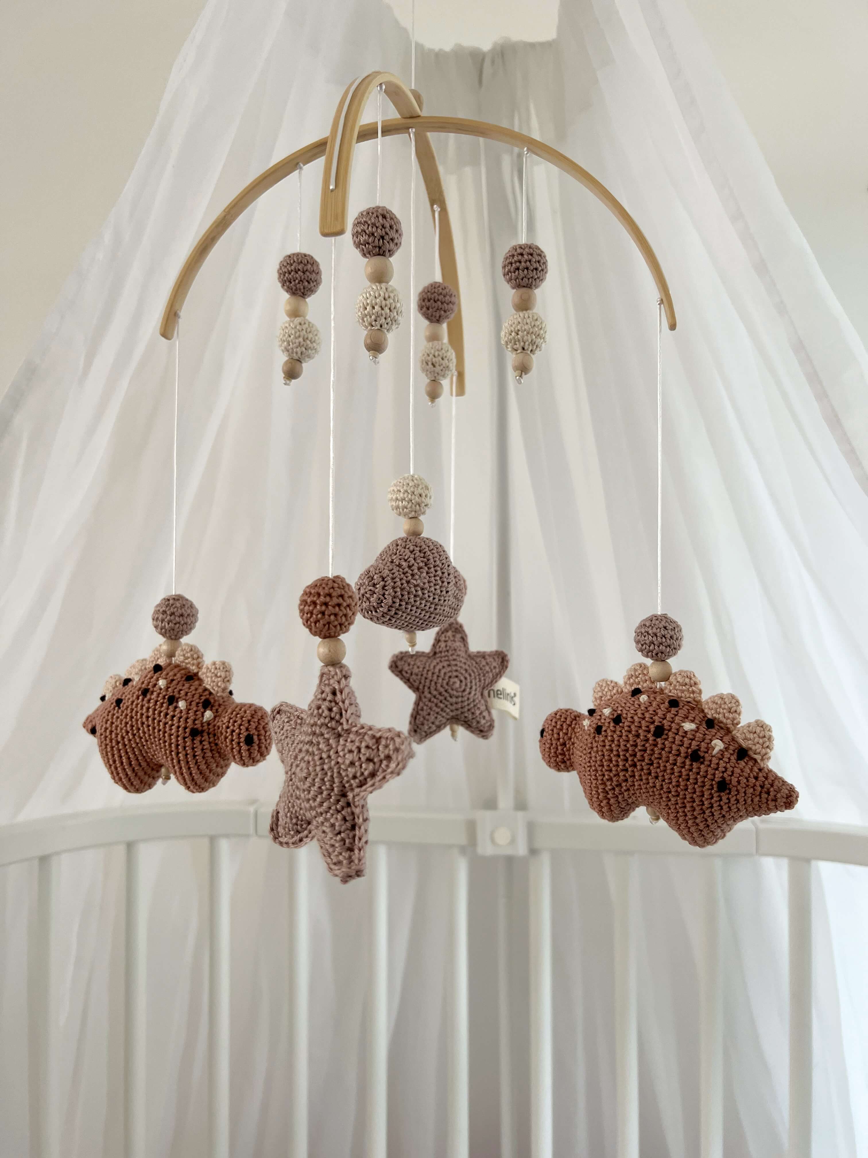 Baby Mobile arch "STEGO" handmade from wood