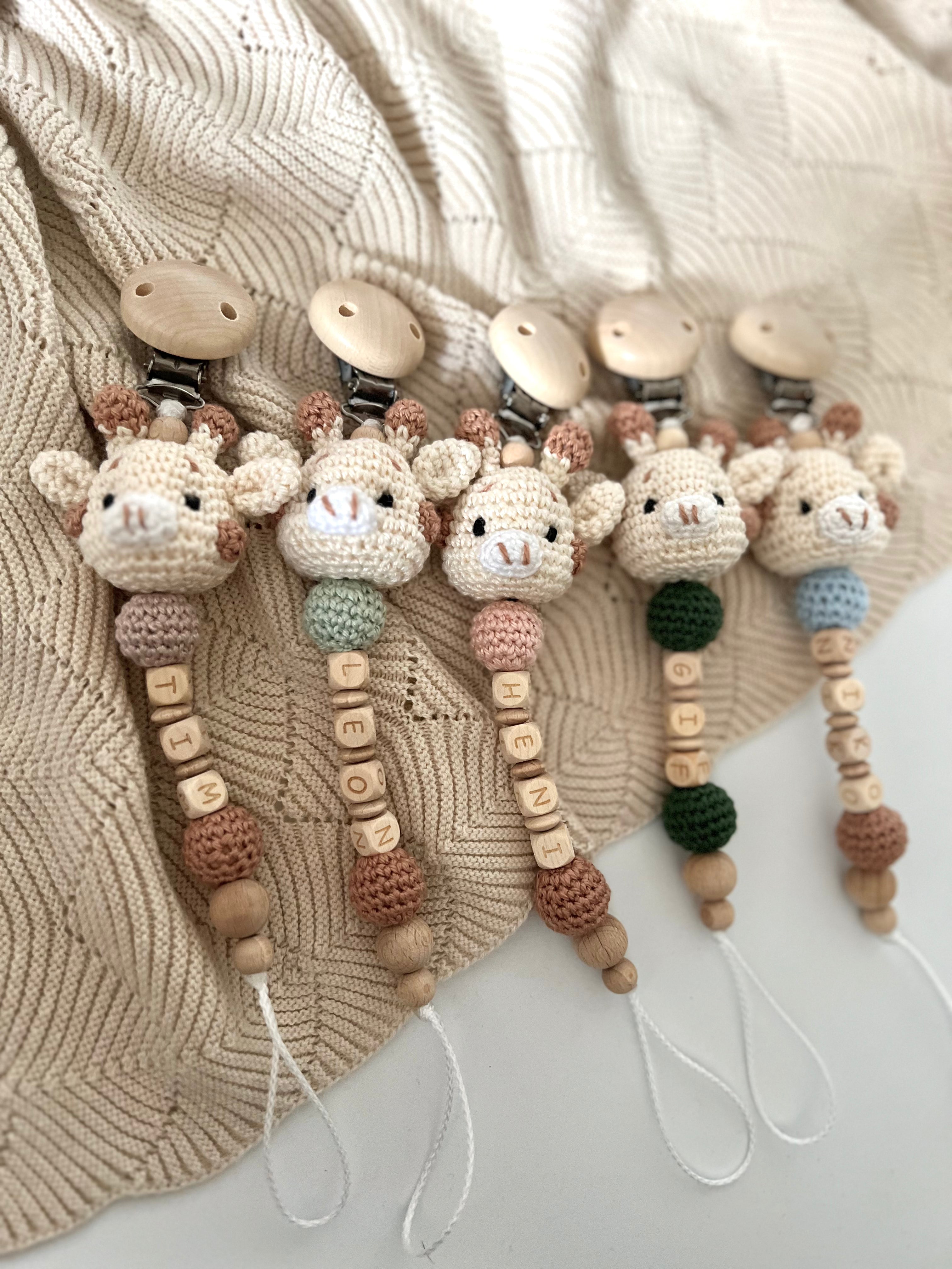 Pacifier Chain "GIRAFFI"