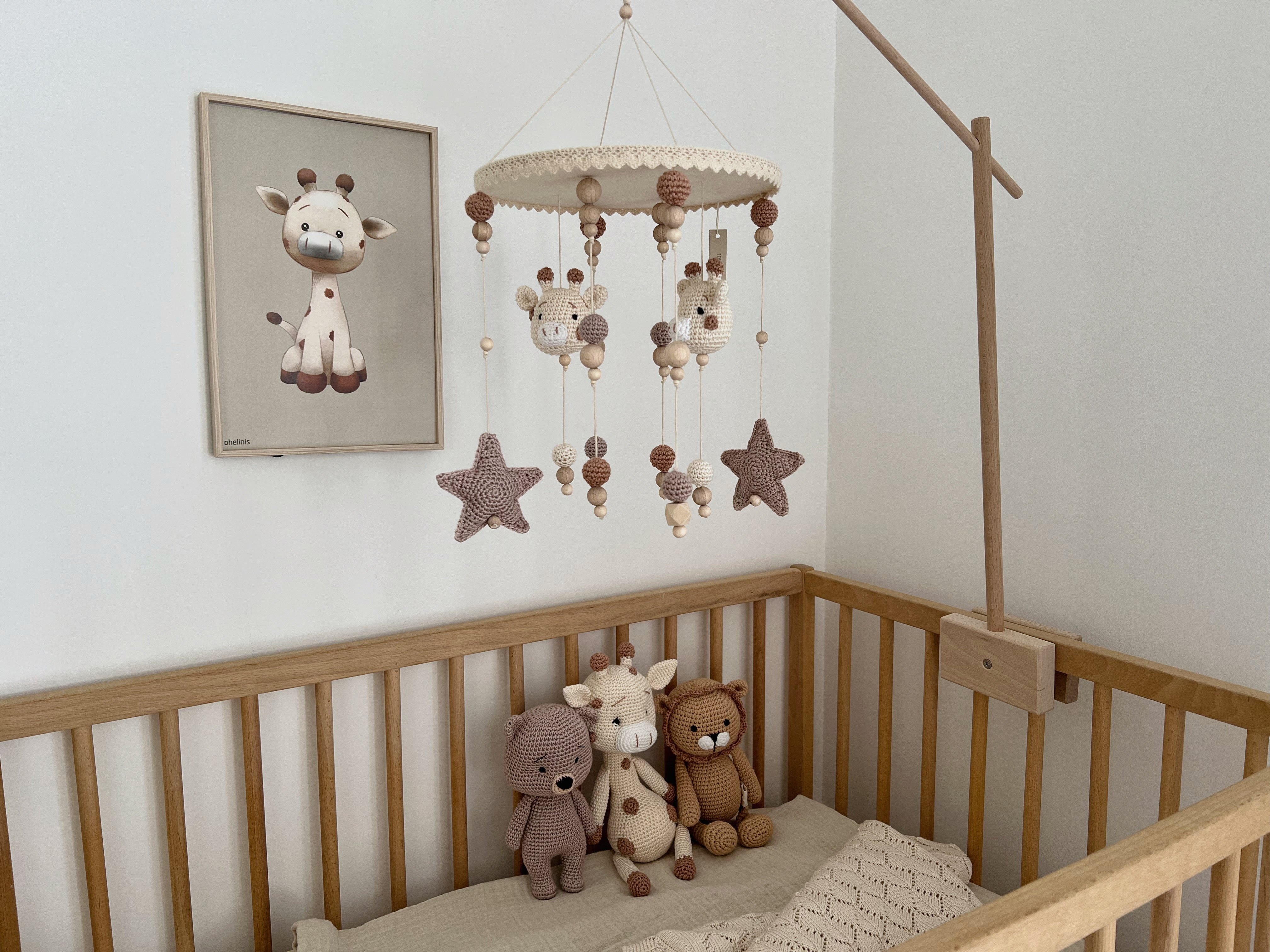 Baby Mobile 3in1 "GIRAFFI NATURE"
