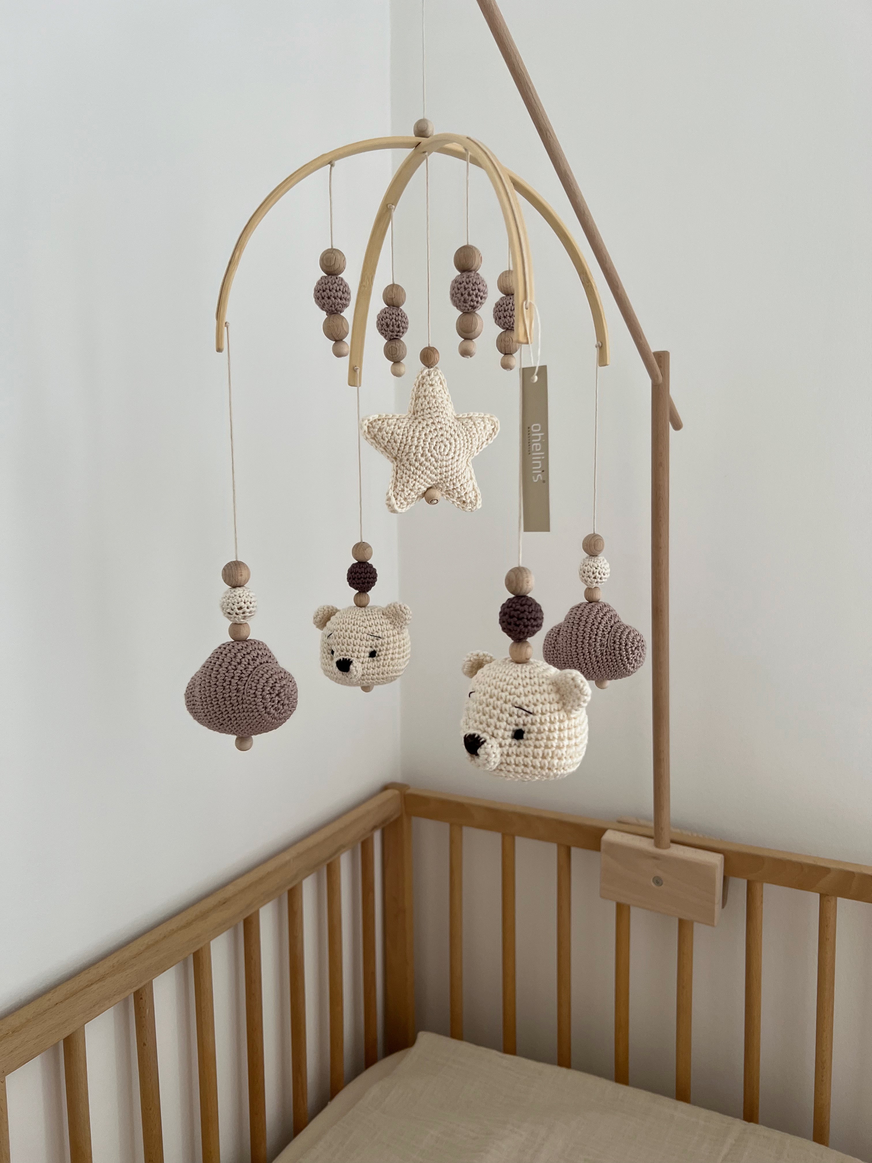 Baby Mobile bow "LION NATURE"