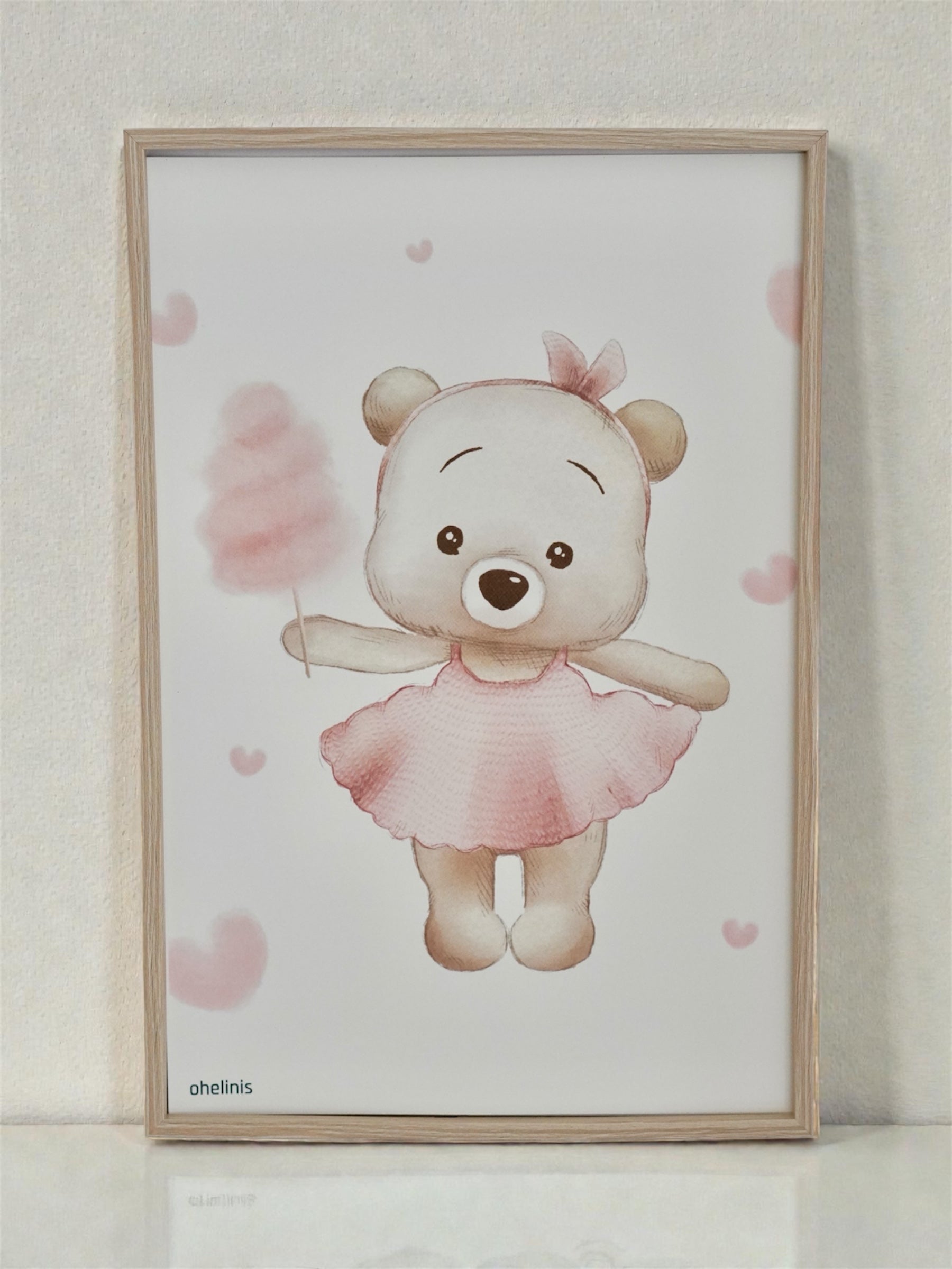 Personalisiertes Geburtsposter "COTTON CANDY"