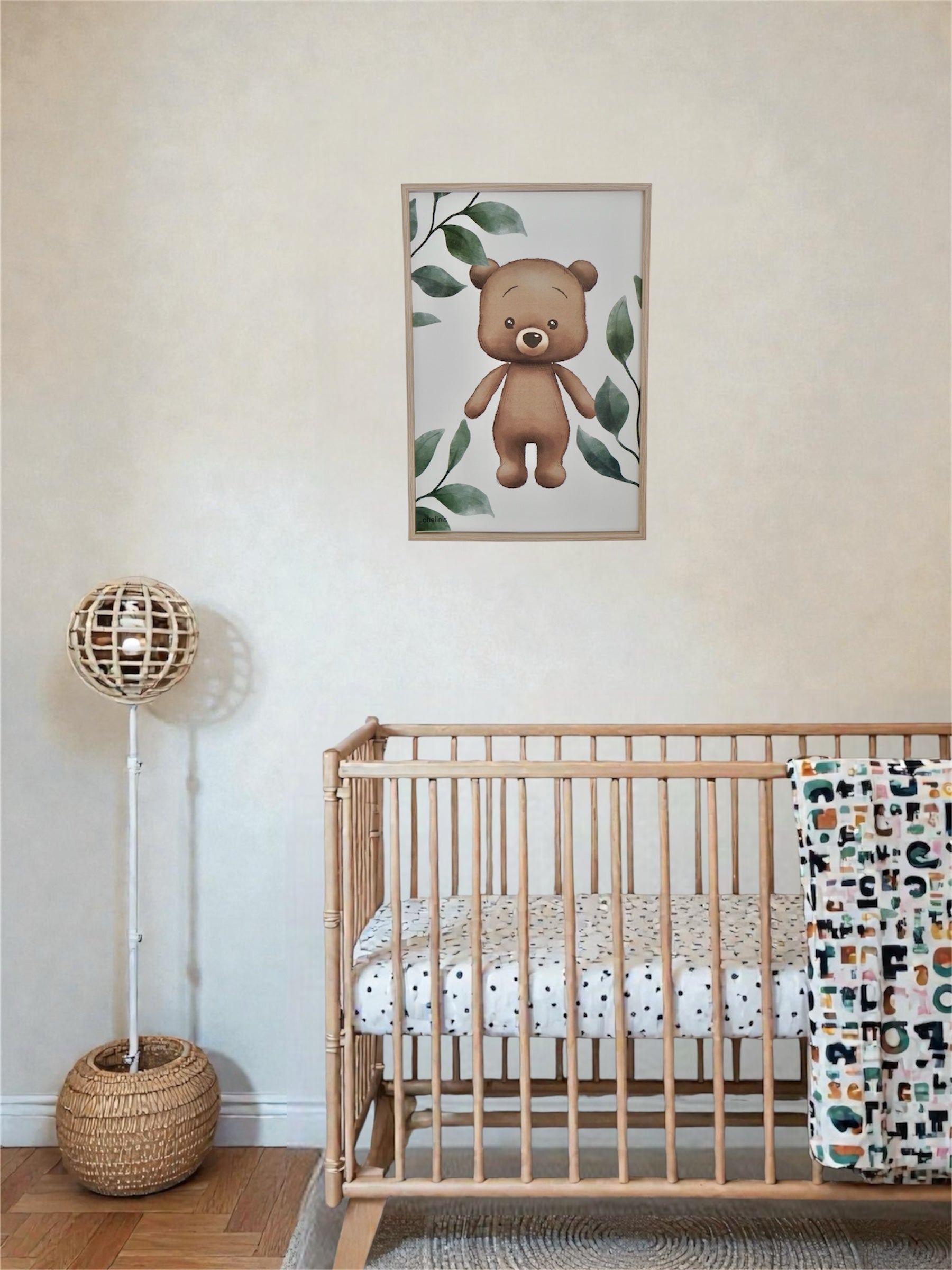 Personalisiertes Geburtsposter “TED FOREST"