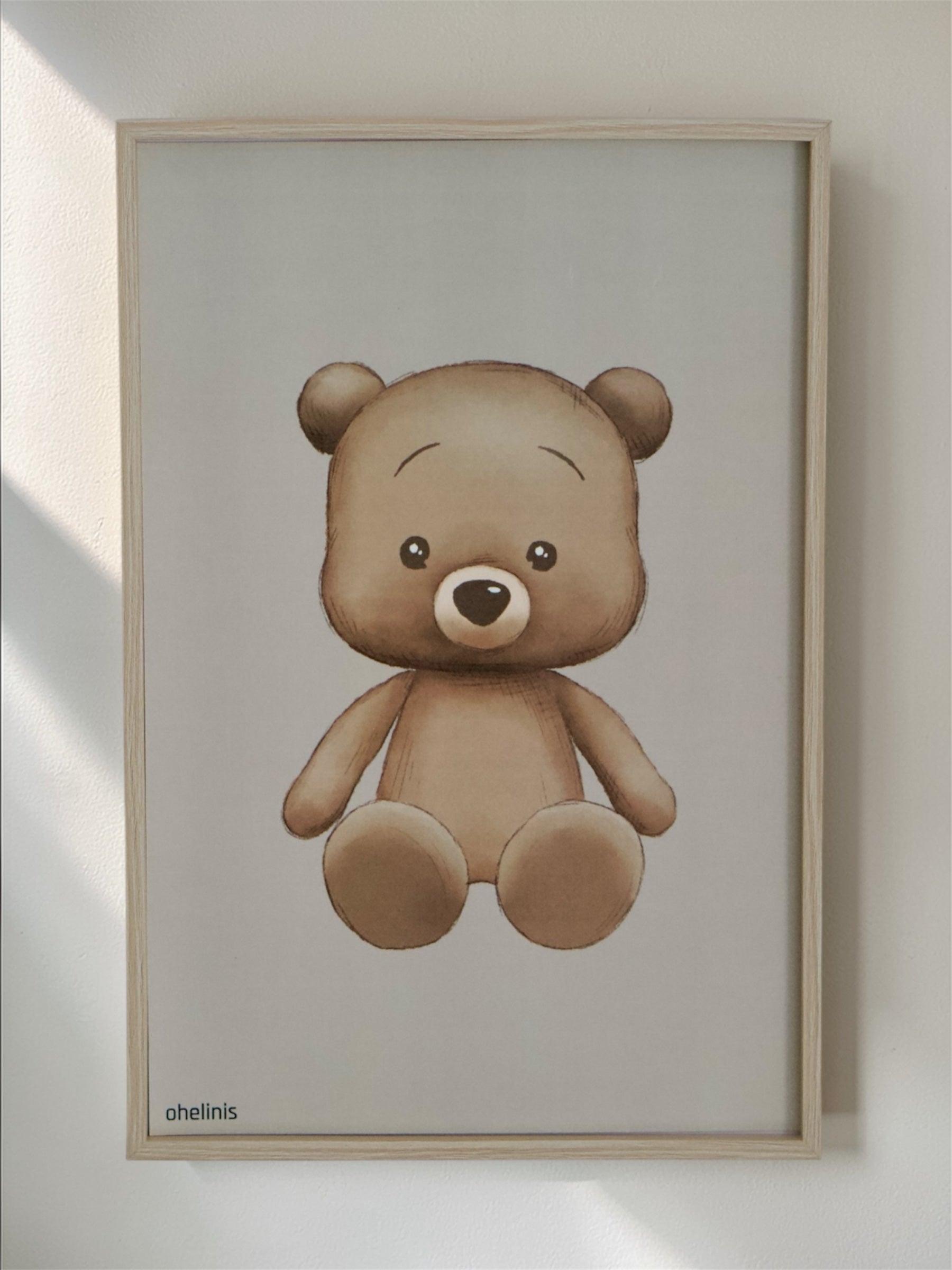 3er Set Poster "TED/ELFI/GIRAFFI"