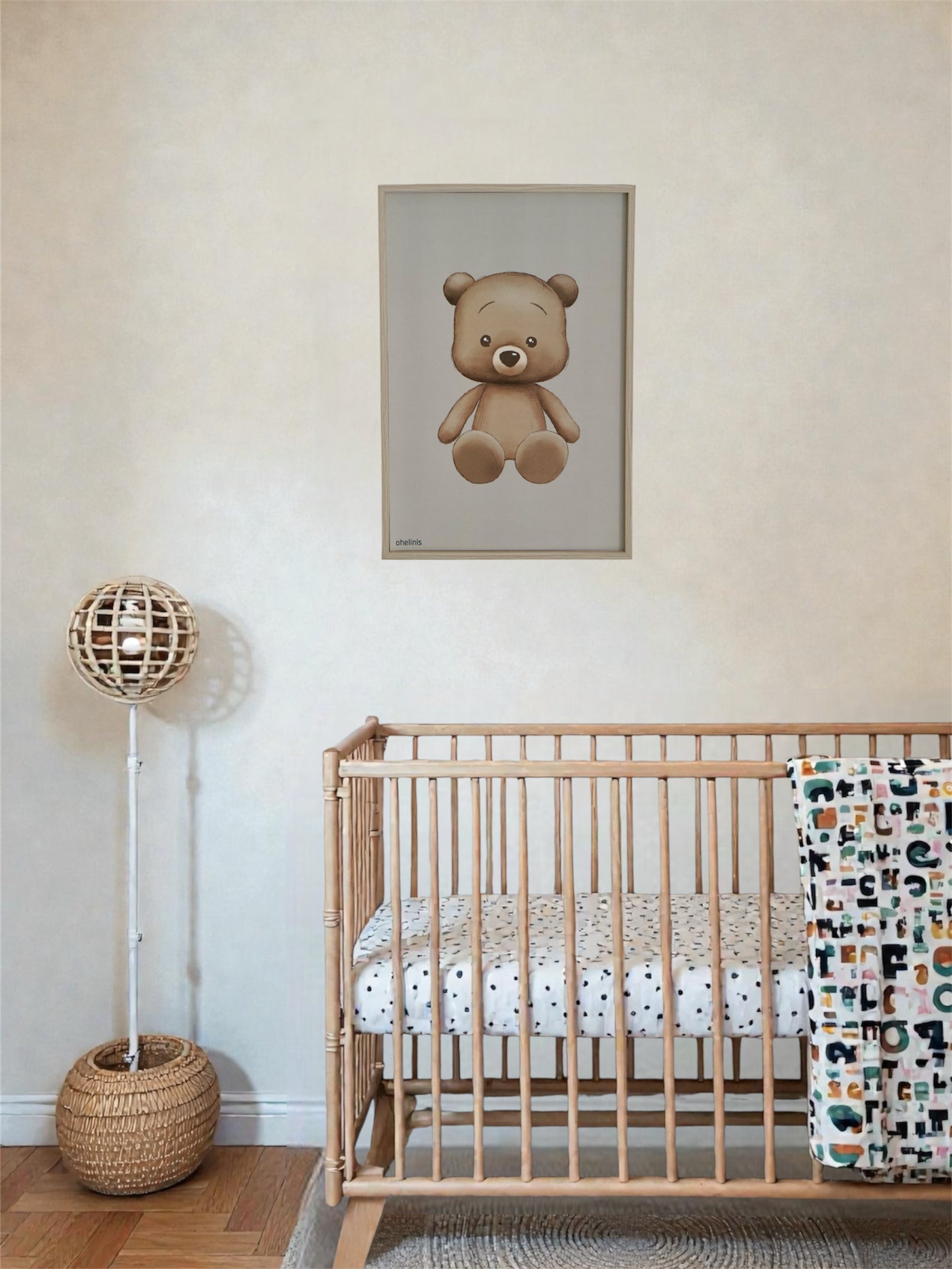 3er Set Poster "TED/ELFI/GIRAFFI"