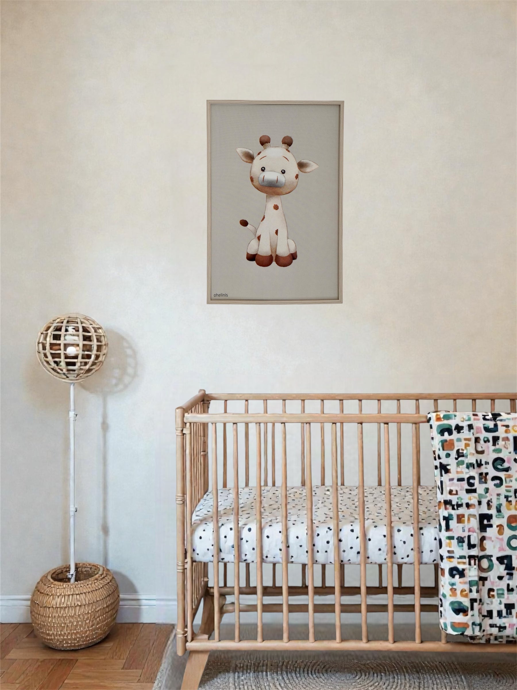 3er Set Poster "TED/ELFI/GIRAFFI"