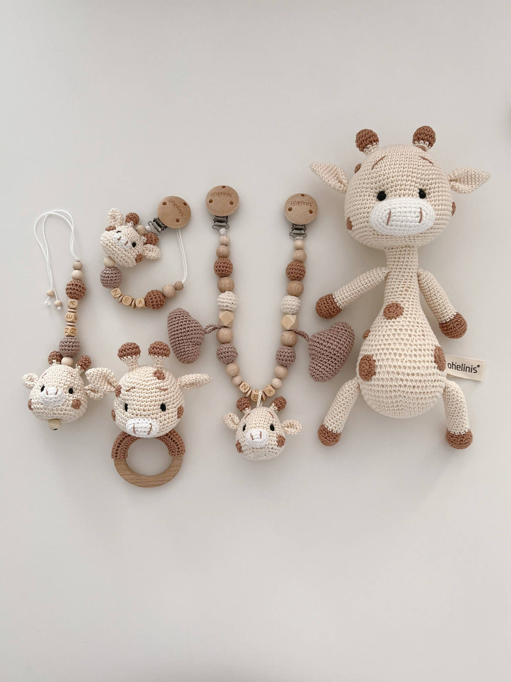 Newborn Set "GIRAFFI NATURE"