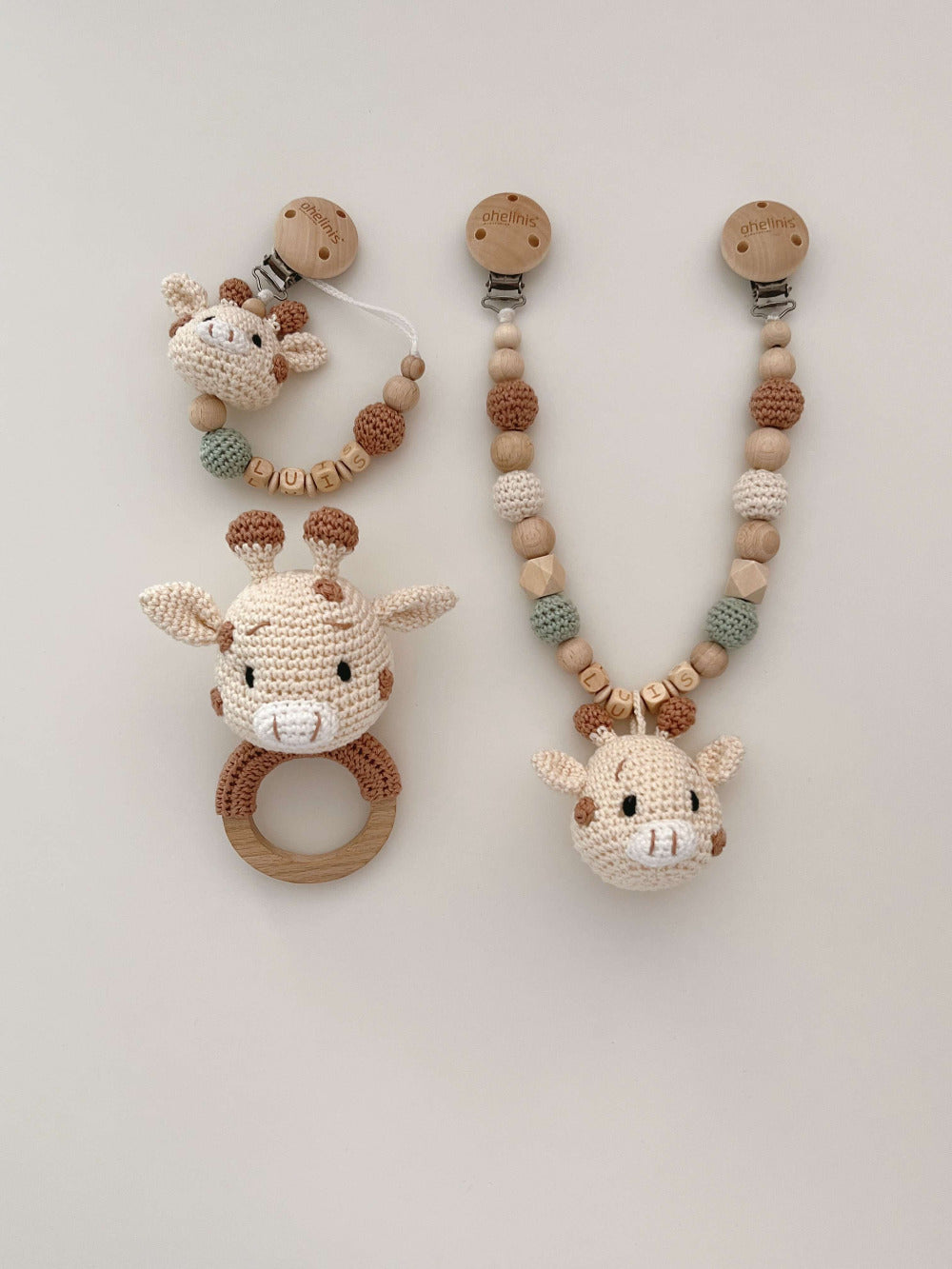 Newborn Set " GIRAFFI SAFARI"