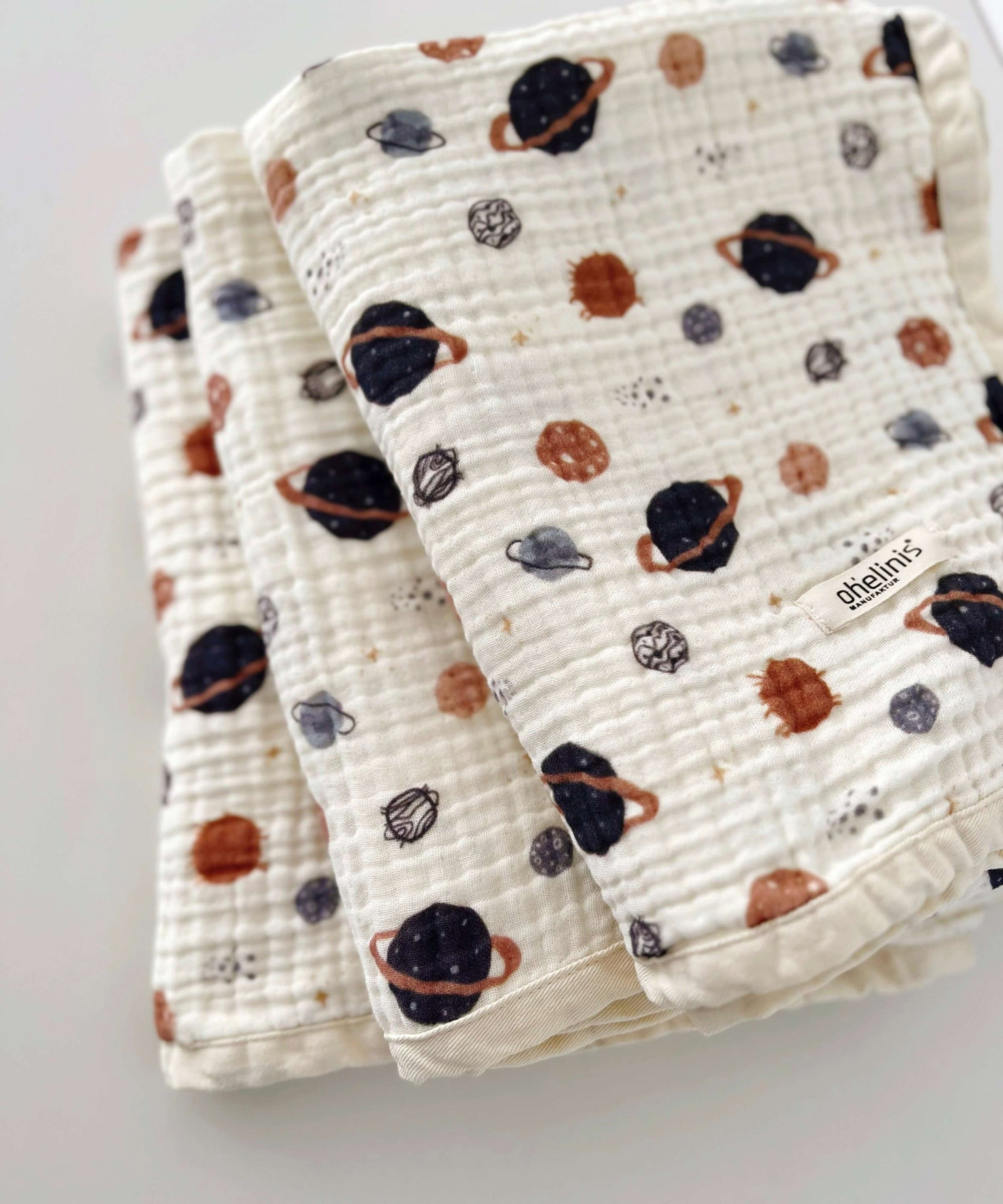 XL Premium Muslin Baby Blanket 4-ply "UNIVERSE"