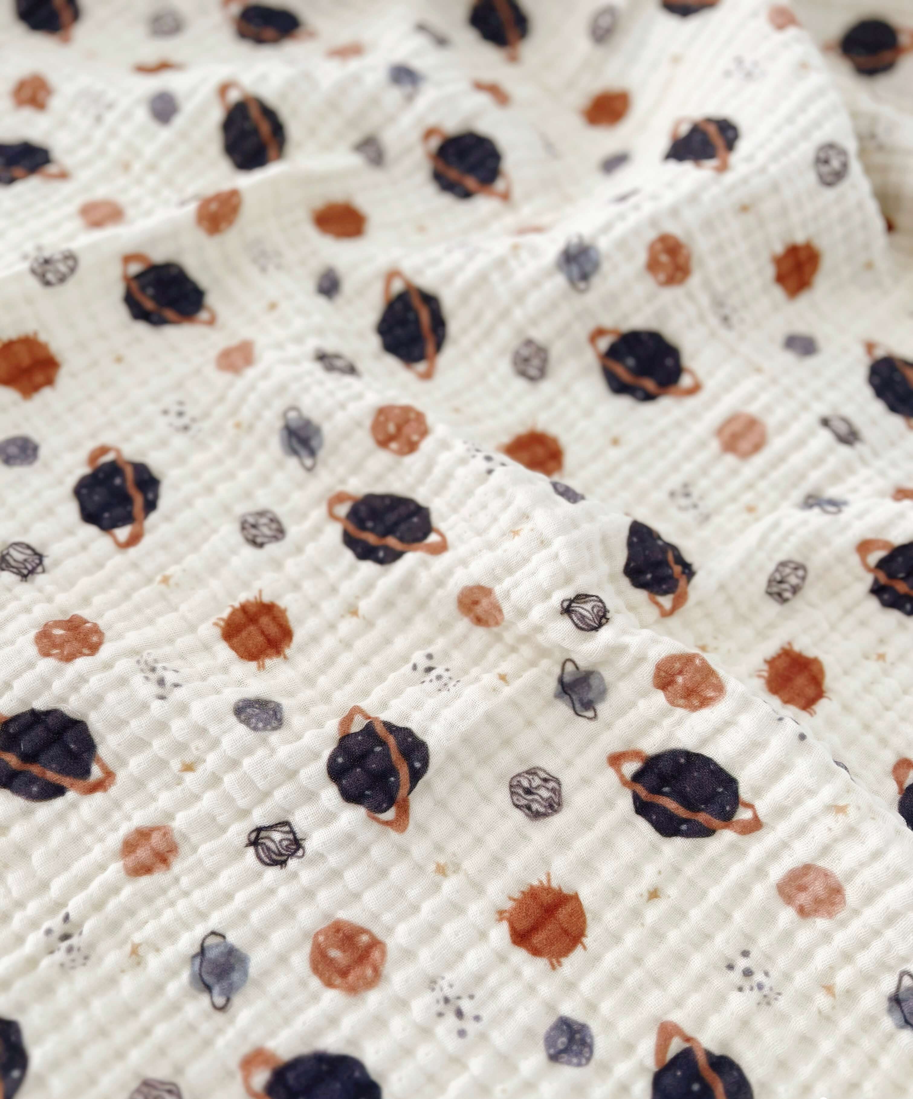 XL Premium Muslin Baby Blanket 4-ply "UNIVERSE"