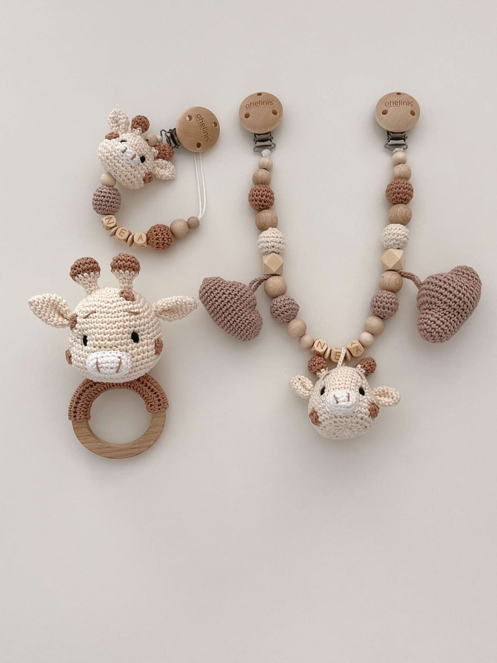 Newborn Set "GIRAFFI NATURE"
