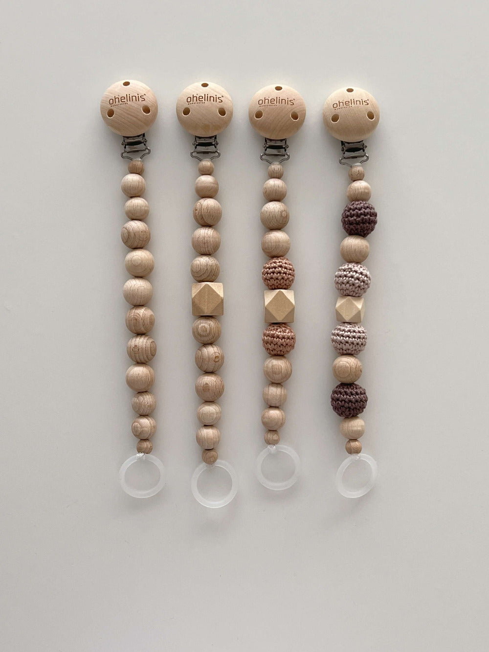 Pacifier chain "WOOD"