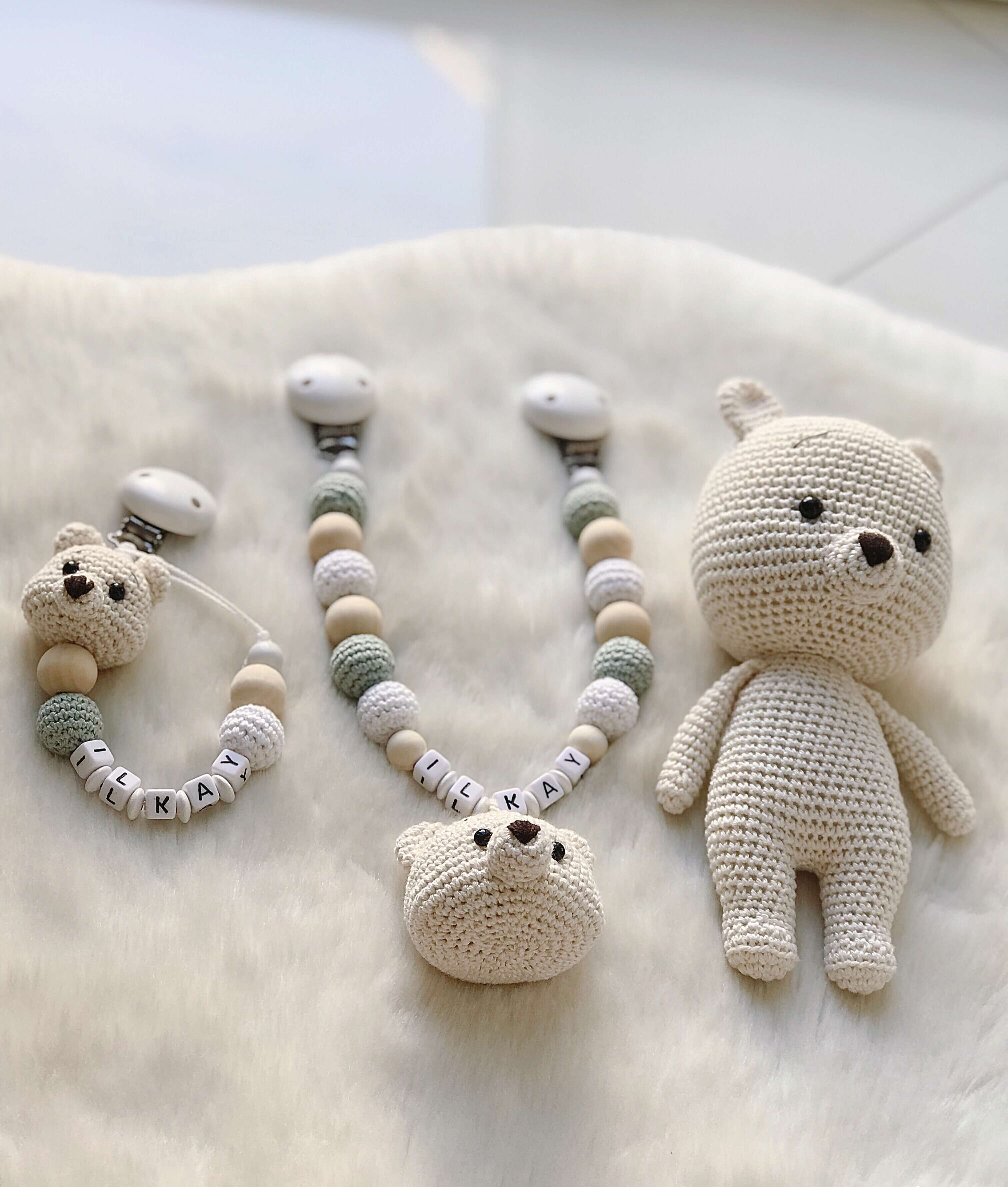 Newborn Set "TED CREAM"