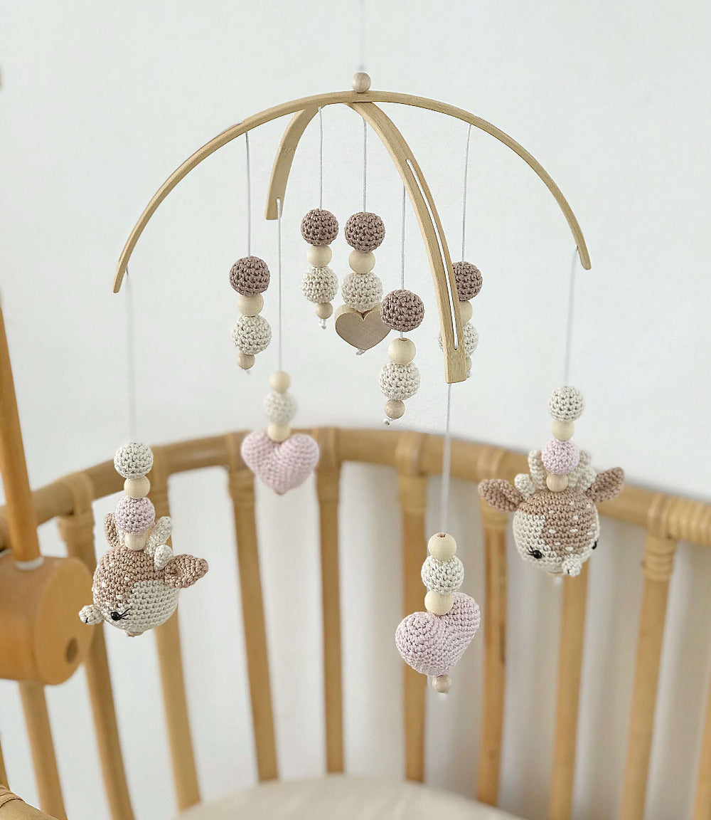 Baby Mobile Book "BAMBI HEART"