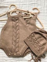 Load image into Gallery viewer, Premium Vintage Knitted Romper &quot;LORA&quot;

