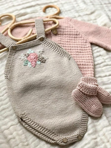Premium Knitted Romper Set "VALENTINE"