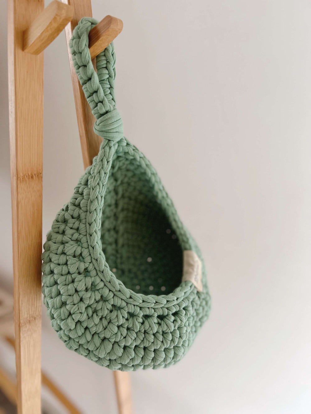 "BOHO" Hanging Basket Organizer